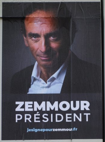 Éric Zemmour, Präsidentschaftskandidat in Frankreich