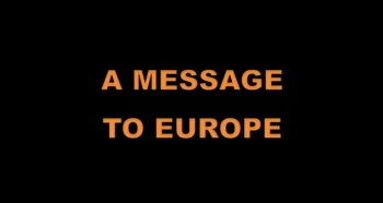 Migration - A message to Europe