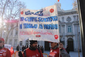 European unions support Coca Cola En Lucha in Spain